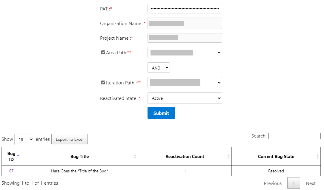 BugReactivationReport